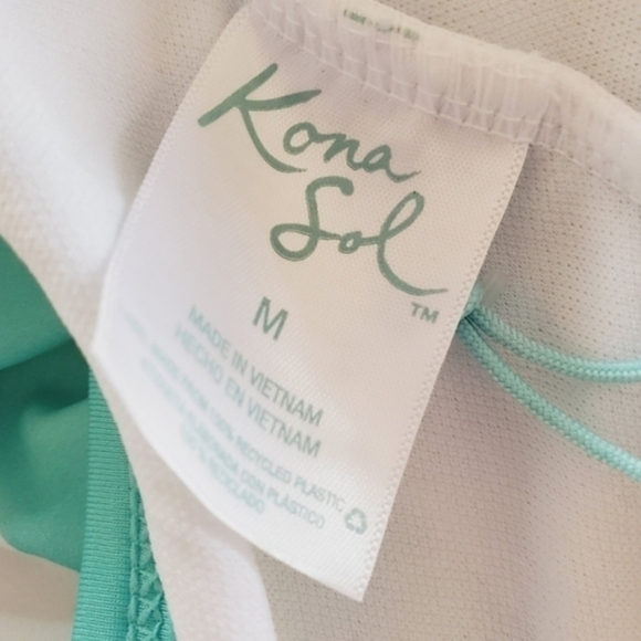 Kora Sol stripe one piece swimsuit size M - Picture 10 of 14